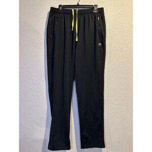 Road Runner Mens Large Running Pants Black Joggers